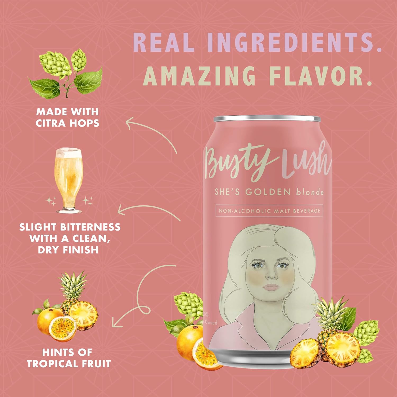 She’s Golden Blonde Ale NA Craft Beer 12-Pack