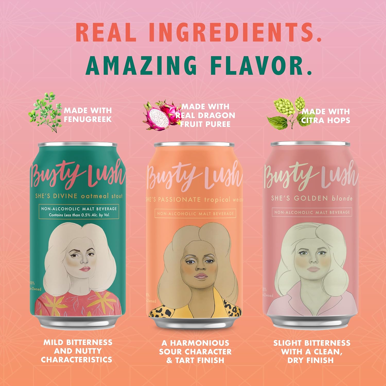 NA Craft Beer Variety 12-Pack with She’s Golden, She’s Divine, She’s Passionate