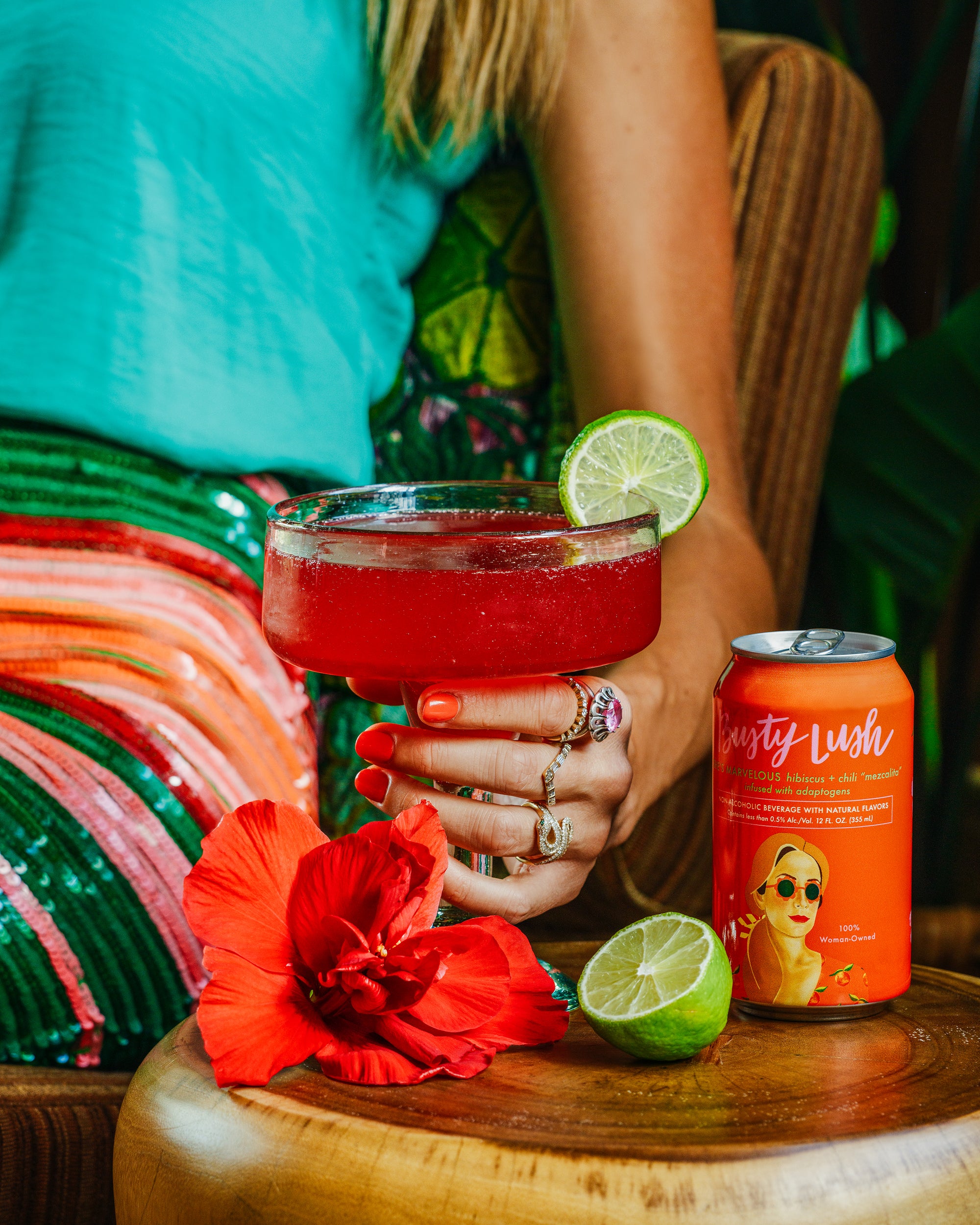 She's Marvelous Hibiscus + Chili 'Mezcalita' Craft Mocktail 12-Pack