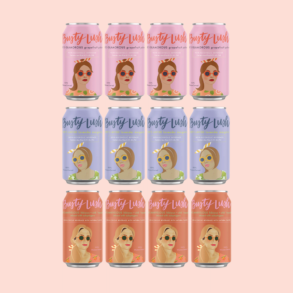 Craft Mocktails Combo 12-Pack with She's Glamorous, She's Lavish & She's Marvelous