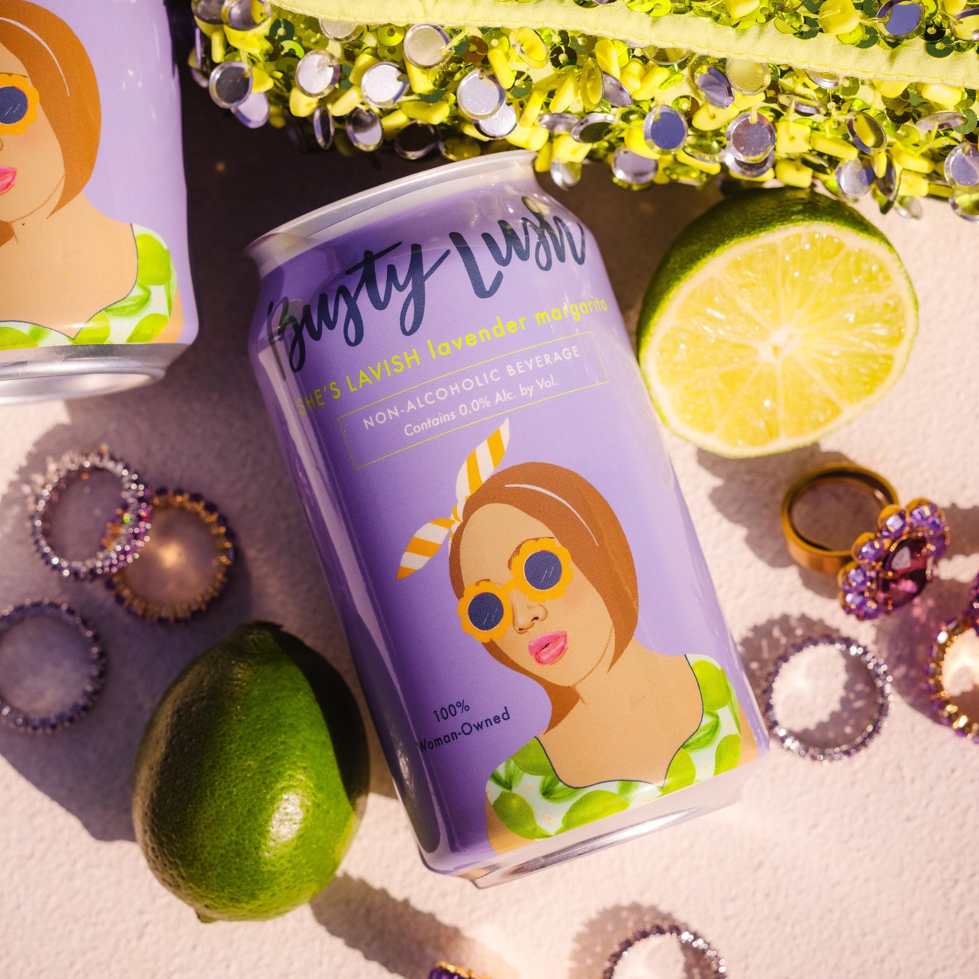 She's Lavish Lavendar Margarita Craft Mocktail 12-Pack