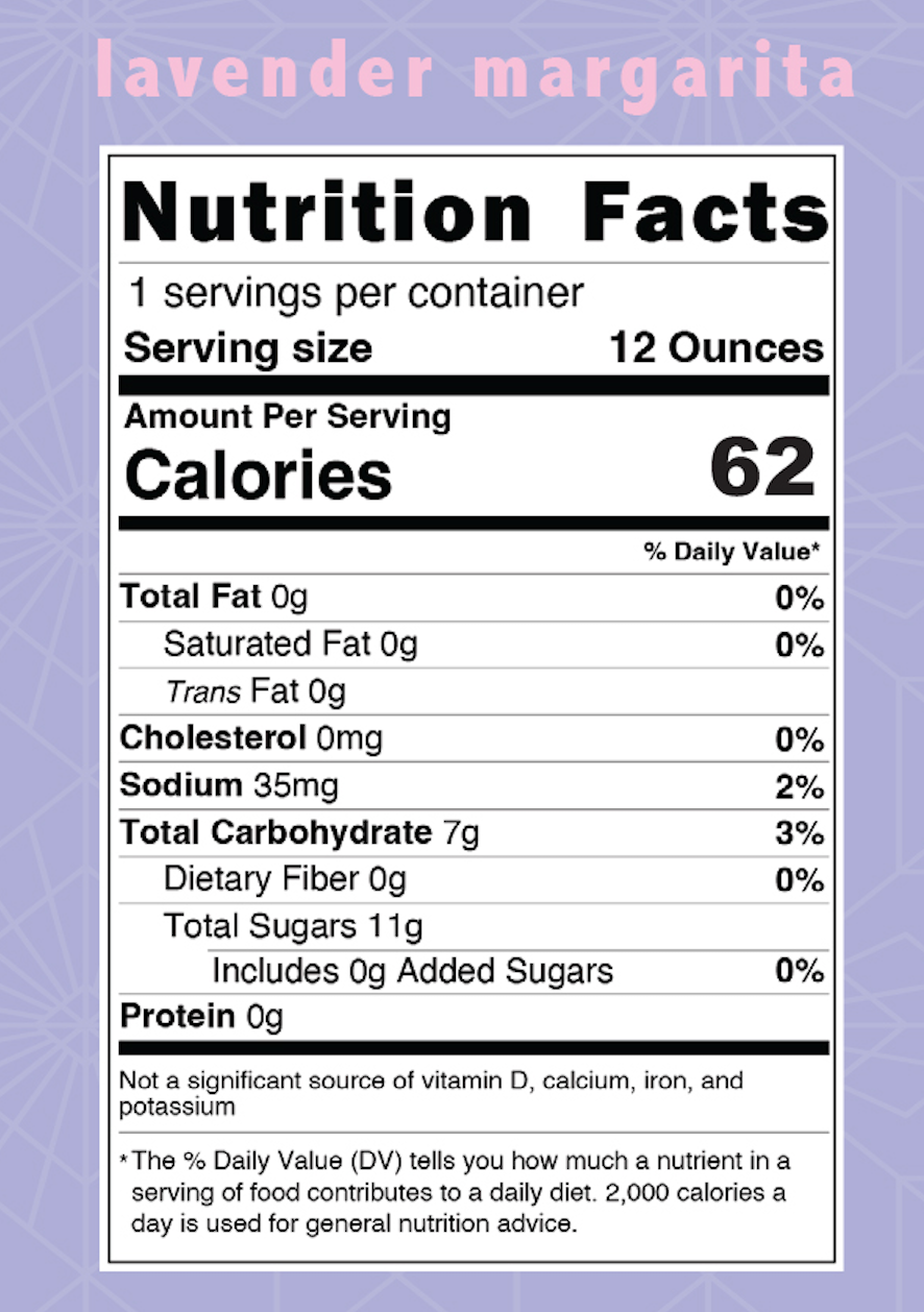 She's Lavish Lavendar Margarita Craft Mocktail 12-Pack