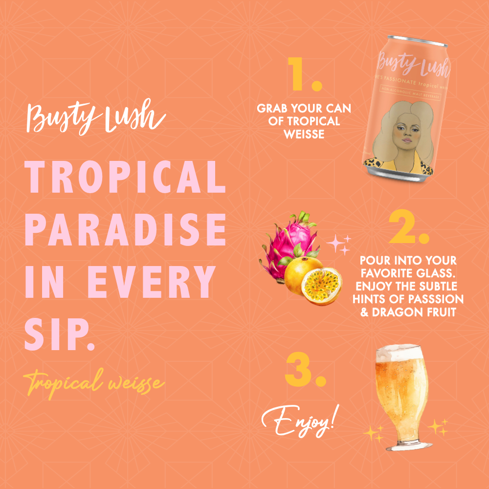 She’s Passionate Tropical Sour NA Craft Beer 12-Pack